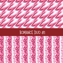Romance Duo precut vinyl sheet- 2 coordinating patterns on one sheet (7 Variants)