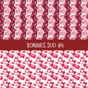 Romance Duo precut vinyl sheet- 2 coordinating patterns on one sheet (7 Variants)