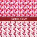 Romance Duo precut vinyl sheet- 2 coordinating patterns on one sheet (7 Variants)