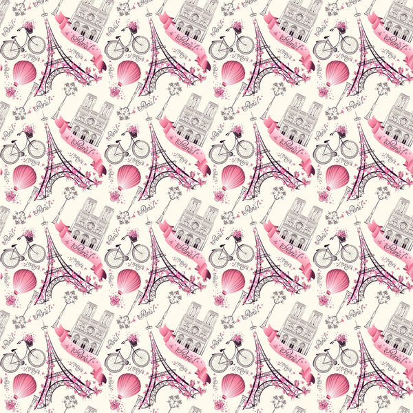 Romance In Paris - Adhesive Vinyl Sheets