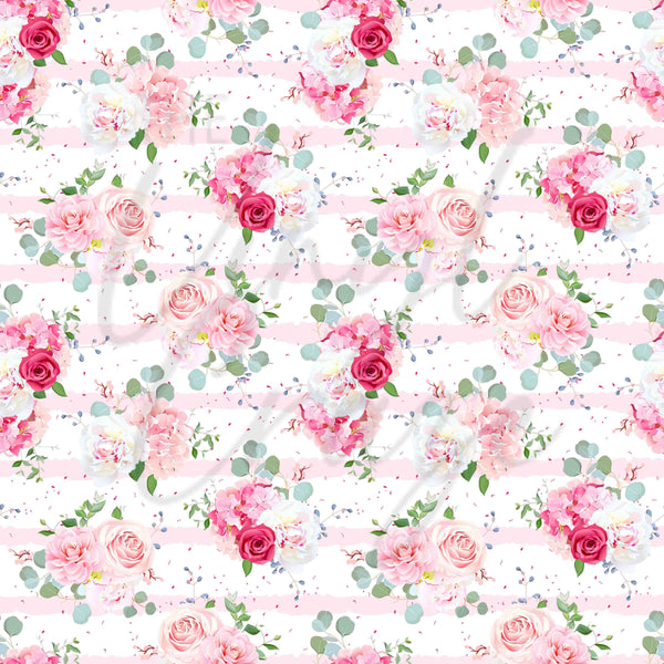 Romantic French Bouquet - Adhesive Vinyl Sheets