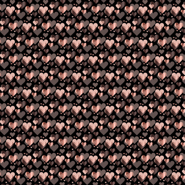 Rose Gold Heart - Adhesive Vinyl Sheets