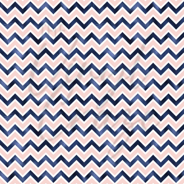 Rose Gold Pink and Navy - Adhesive Vinyl Sheets