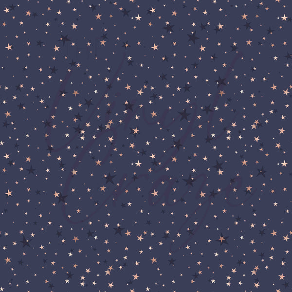 Rose Gold Pink and Navy - Adhesive Vinyl Sheets