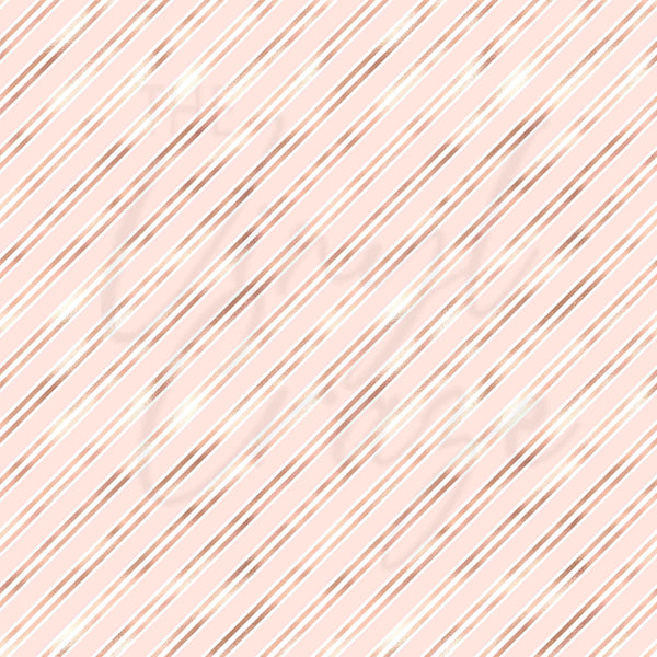 Rose Gold Pink and Navy - Adhesive Vinyl Sheets