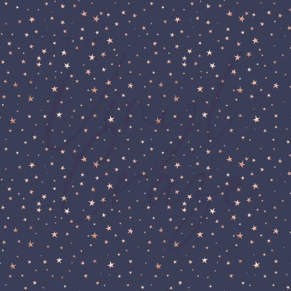 Rose Gold Pink and Navy - Adhesive Vinyl Sheets