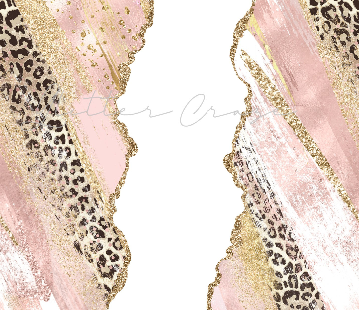 Rose Gold Marble Leopard - Adhesive Vinyl Wrap