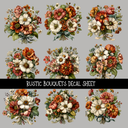 Rustic Bouquets - UV DTF Decal sheets