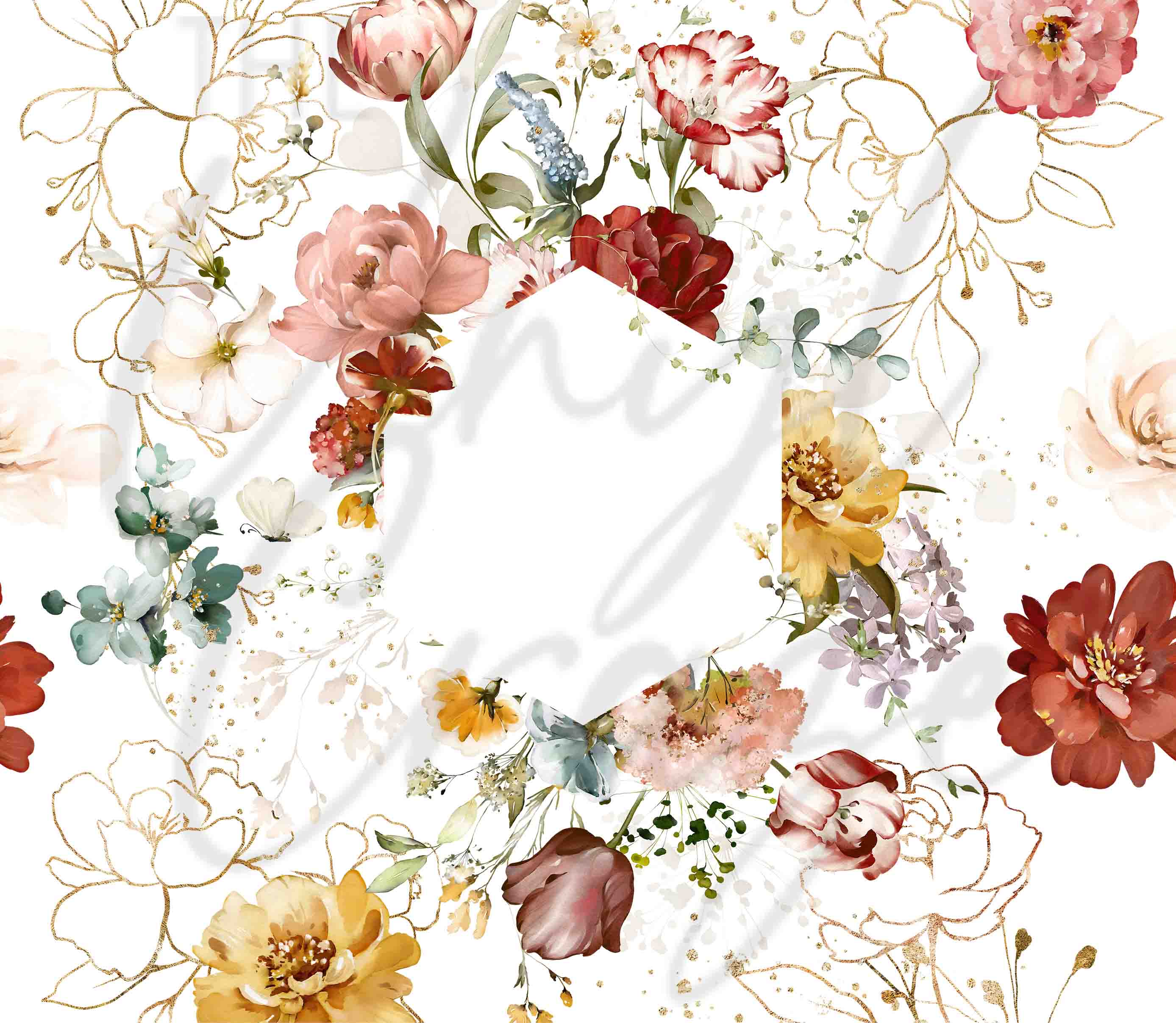 Rustic Floral - Adhesive Vinyl Wrap – 3D Undercover
