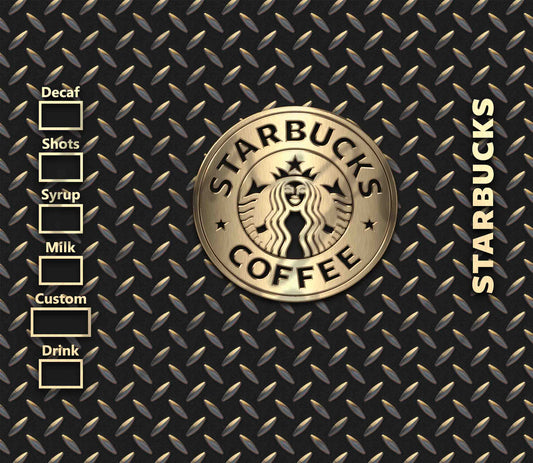 SBux Diamond Plate - Adhesive Vinyl Wrap