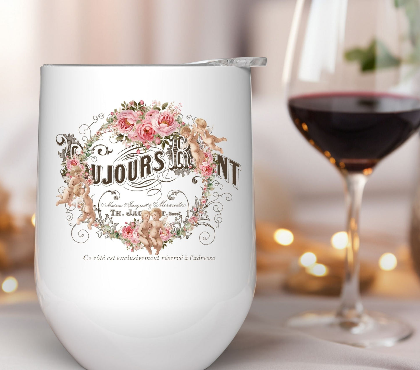 French floral UV DTF Decals