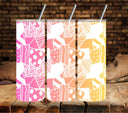 Sally Patch Pattern  UV DTF tumbler wraps 4 color options