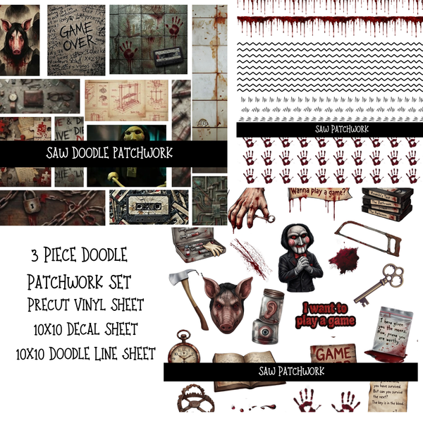Saw Doodle Patchwork Set