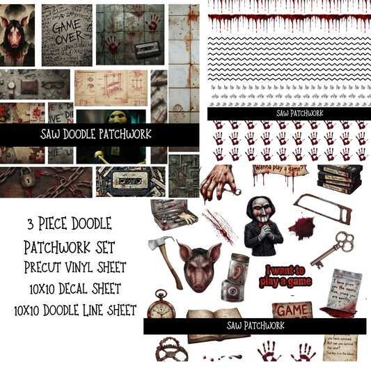 Saw Doodle Patchwork Set