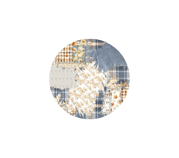 Scarecrow Patchwork Butt UV DTF Decals 5 Sizes
