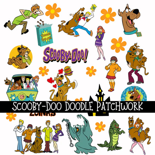 Scooby Doo Doodle Patchwork Set