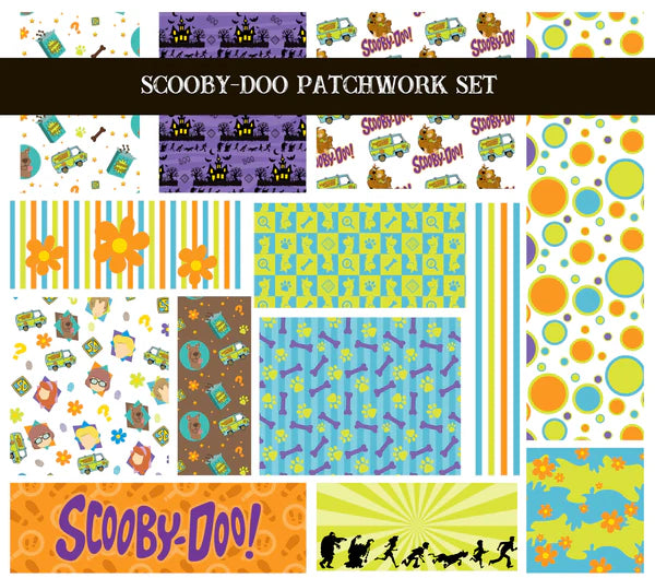 Scooby Doo Doodle Patchwork Set