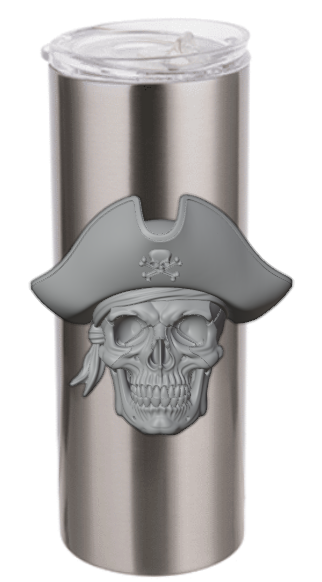 Pirate Skull - Tumbler Element