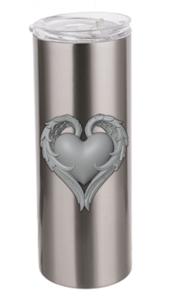 Heart with wings - Tumbler Element