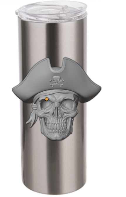 Pirate Skull - Tumbler Element