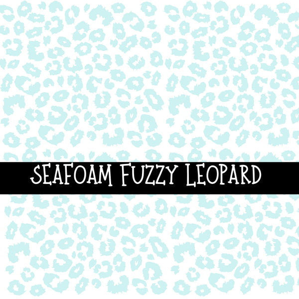 Fuzzy Leopard UV DTF Decal sheets 8 color Options