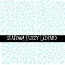 Fuzzy Leopard UV DTF Decal sheets 8 color Options