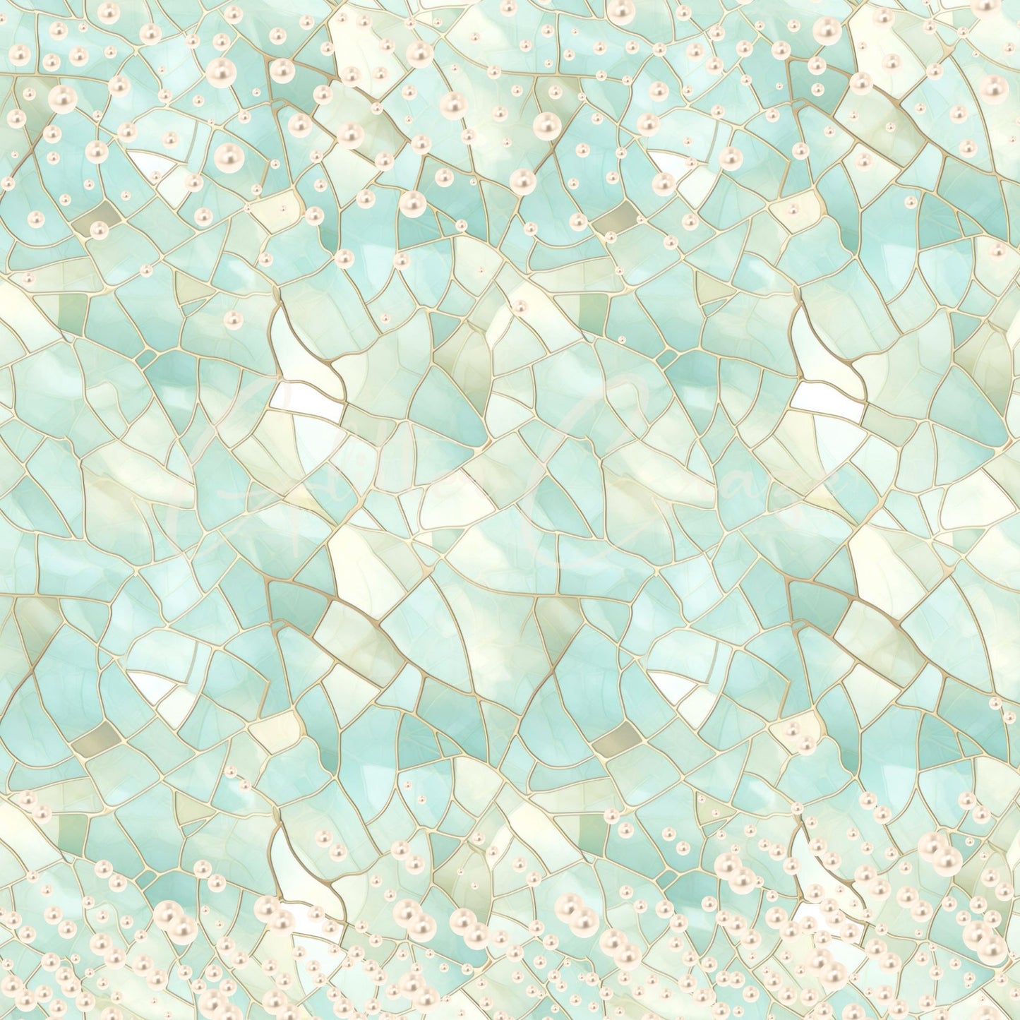 Seafoam Summer Collection - Adhesive Vinyl 12x12 Sheets - 11 Prints available