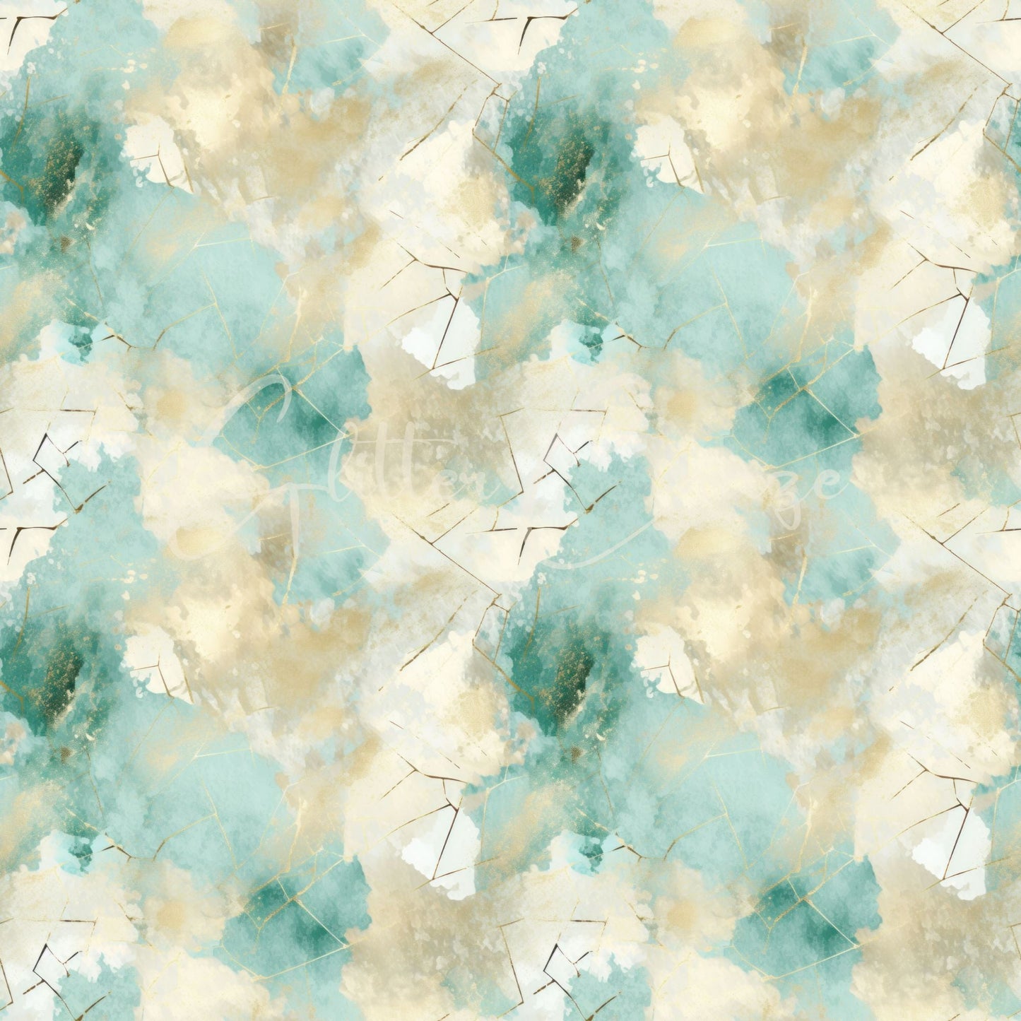 Seafoam Summer Collection - Adhesive Vinyl 12x12 Sheets - 11 Prints available