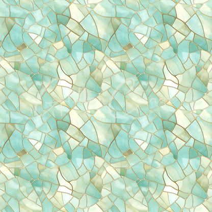 Seafoam Summer Collection - Adhesive Vinyl 12x12 Sheets - 11 Prints available