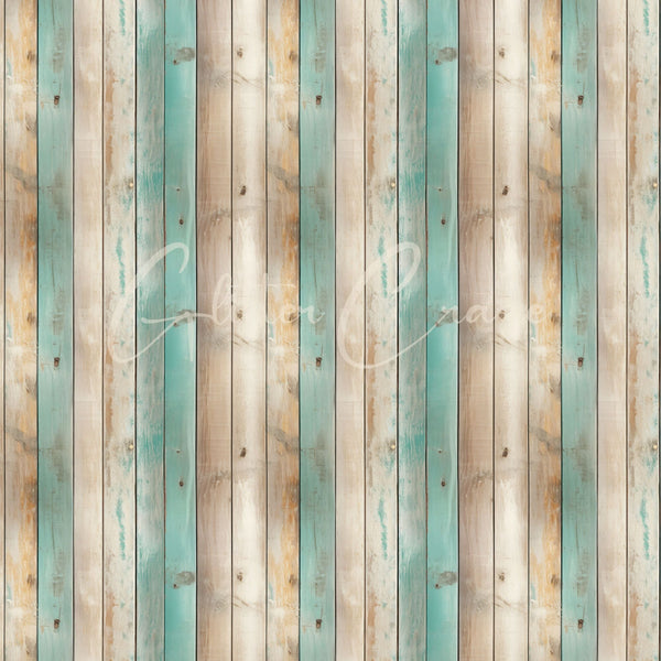 Seafoam Summer Collection - Adhesive Vinyl 12x12 Sheets - 11 Prints available
