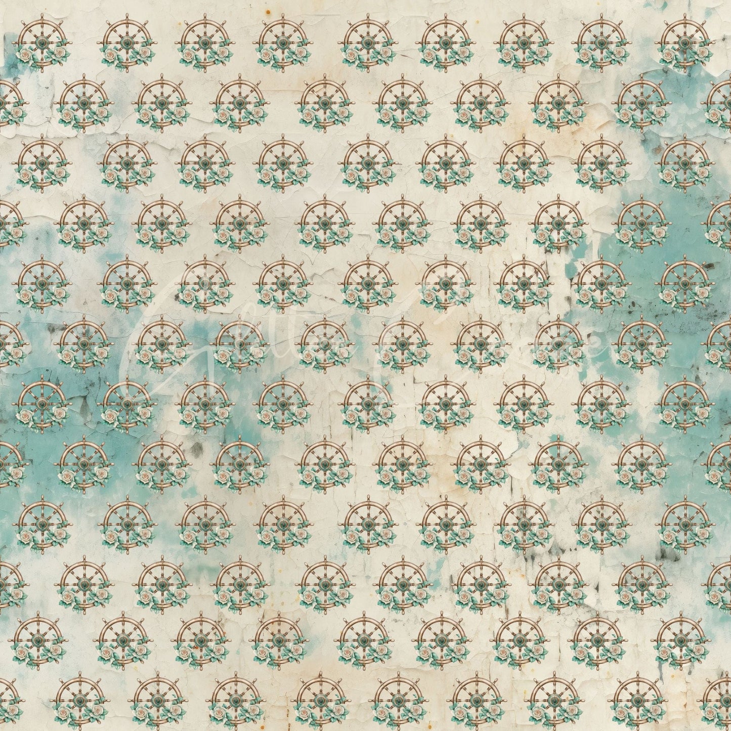 Seafoam Summer Collection - Adhesive Vinyl 12x12 Sheets - 11 Prints available