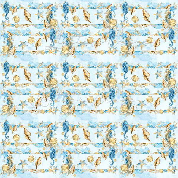 Seaside Collection - Adhesive Vinyl 12x12 sheet