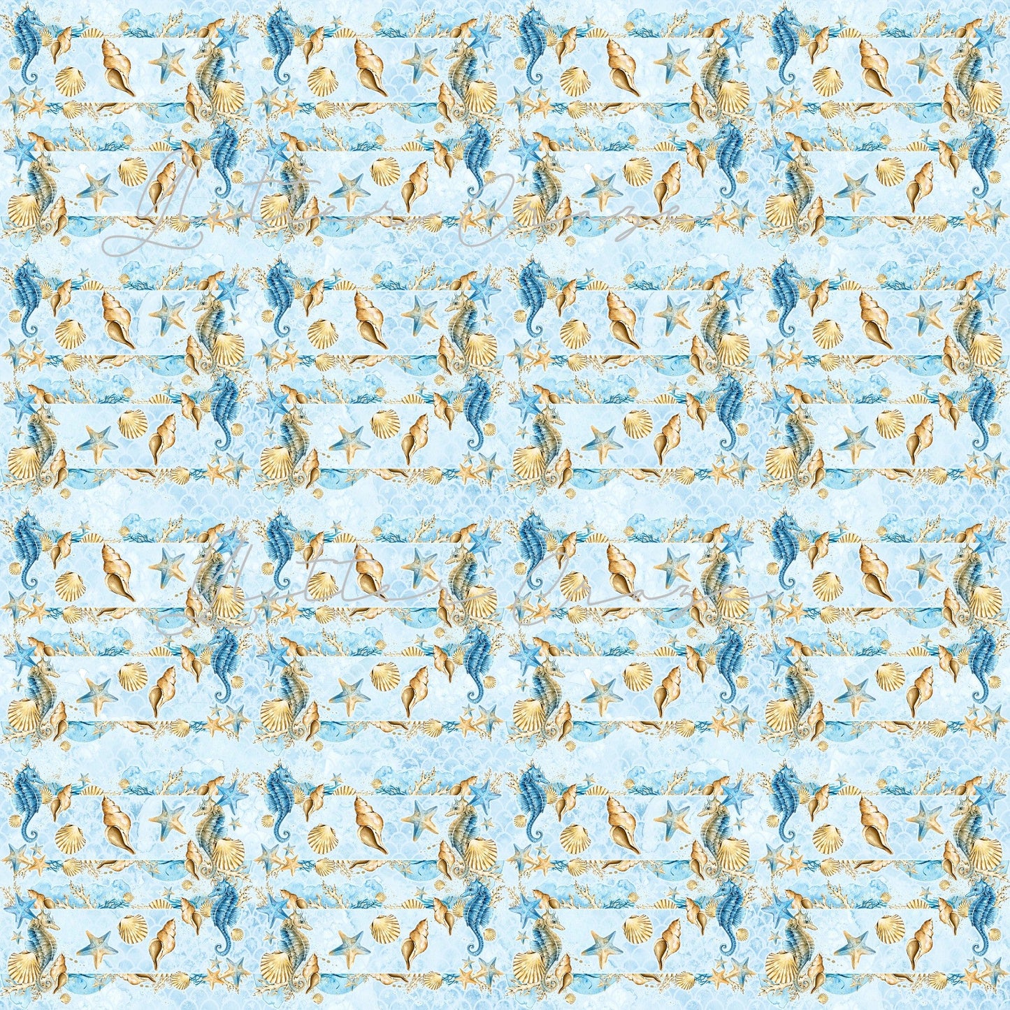 Seaside Collection - Adhesive Vinyl 12x12 sheet