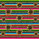 Serape Sunflower Leopard - Adhesive Vinyl Sheets
