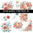 Seven Dwarfs Torn Pages UV DTF Decal sheets 5 Designs available