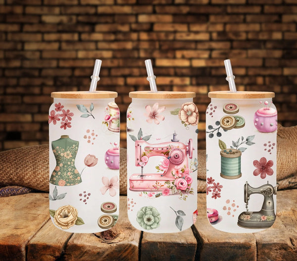 Sewing - UV DTF 16oz Libbey wrap