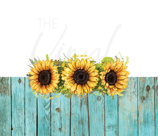 Shabby Sunflower - Adhesive Vinyl Wrap