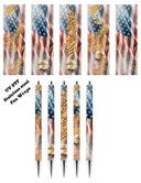 We the people UV DTF Stainless Pen wraps- set of 5
