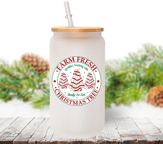 Farm Fresh Christmas Tree Ready to eat - UV DTF Decal