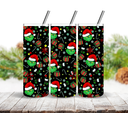 Cartoon Santa Grinch - Adhesive Vinyl Wrap
