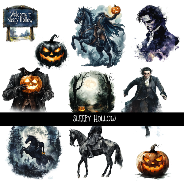 Sleepy Hollow - UV DTF Decal sheet