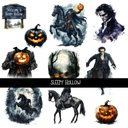 Sleepy Hollow - UV DTF Decal sheet