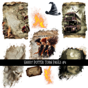 Harry Potter Torn Pages - UV DTF Decal sheet