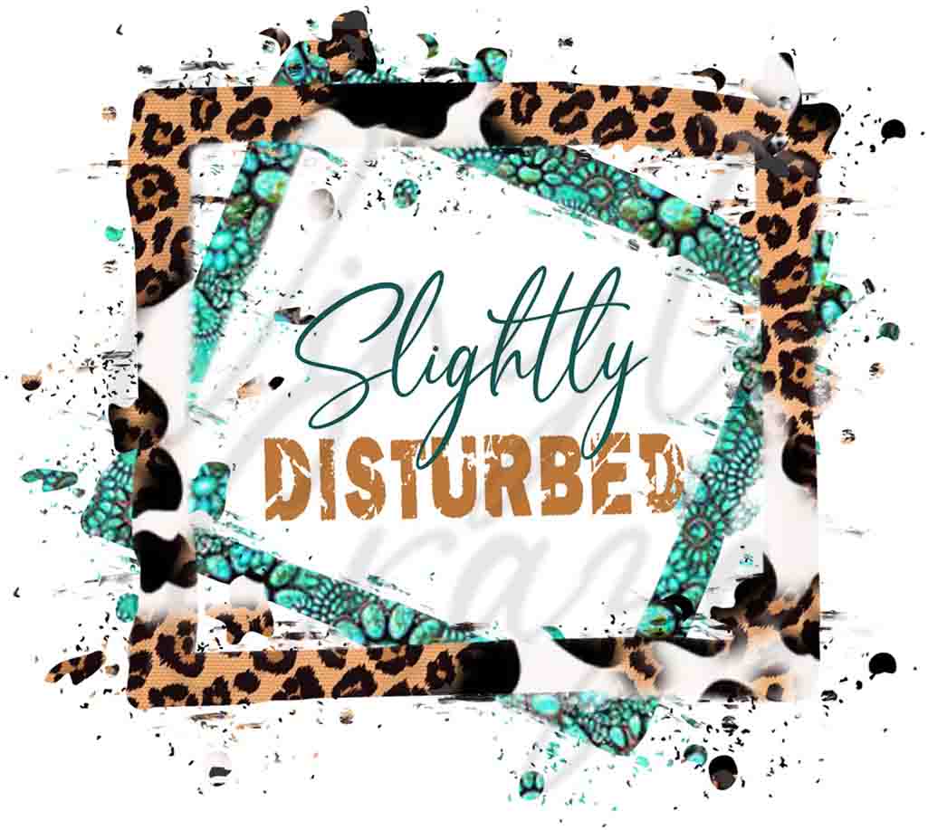 Disturbing Image Decals Slightly Disturbed - UV DTF Decal – 3D Undercover