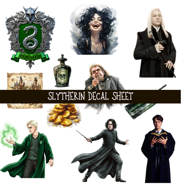 World of Hogwarts Collection UV Decal sheets 9 to choose from