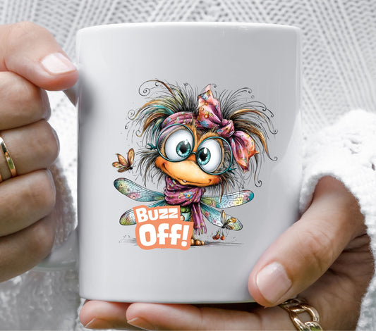 Buzz Off UV DTF Decal