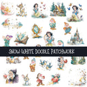 Snow White Doodle Patchwork Set