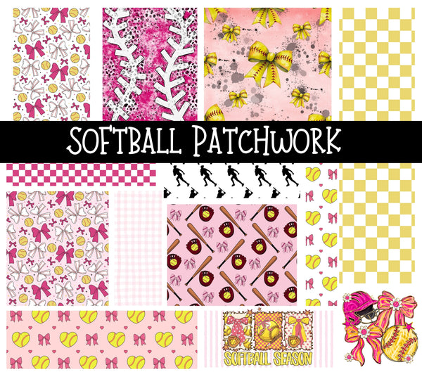 Softball Patchwork Set
