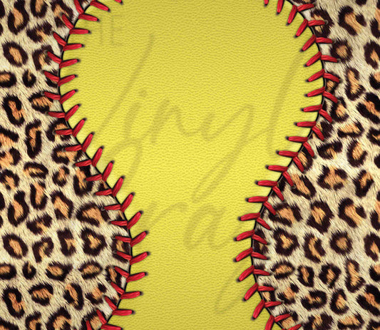 Softball Leopard - Adhesive Vinyl Wrap