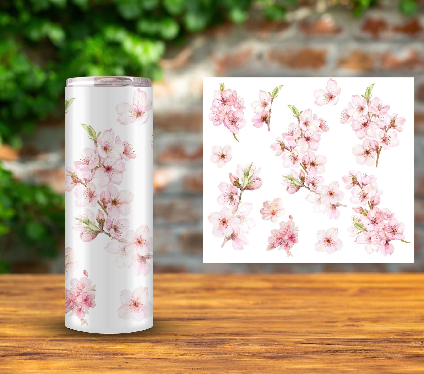 Cherry Blossom UV DTF Decal sheets- 2 Designs